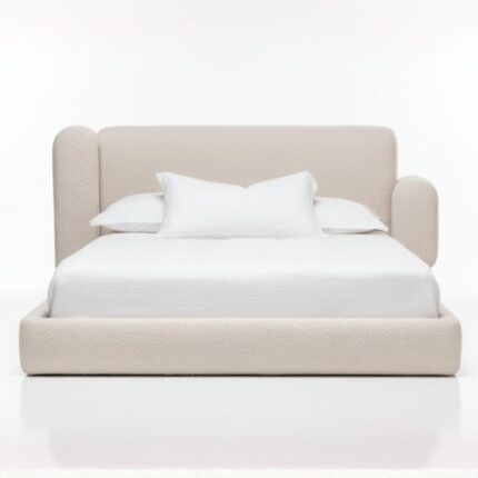 Cocoon Upholstered Wingback Bed