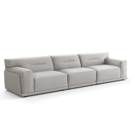 Modern 3-Seater Fabric Sofa
