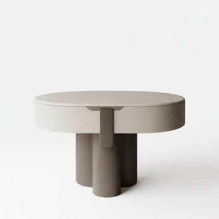 Modern Round Storage Coffee Table